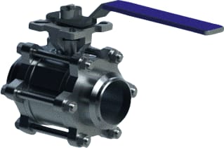 VTB valves - S13D Kogelafsluiter kogelkrn dn65 bw pn63 tfm