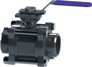 VTB valves - C13D Kogelafsluiter kogelkrn dn40 bw pn63 tfm