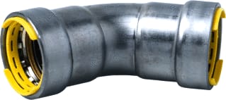 VSH - PowerPress Gas C9413G Fitting met 2 aansluitingen Pwpg Bocht 45 1.1/4