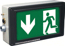 Cooper Crouse-Hinds - Ceag Explosieveilig noodverl./sign.arm. Ex-Lite Arrow Down Iso701