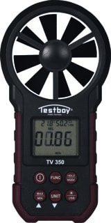 Testboy - Luchtsnelheidsmeter tv 350 anemometer + kws