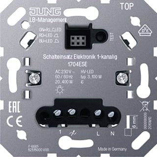 Jung - Elektronische schakelaar (compleet) Eenheid 1Kanaals