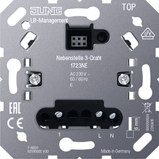 Jung - Elektronische schakelaar (compleet) Neventoestel 3-Dr