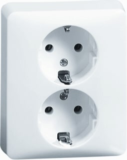 Honeywell Peha - Standaard Wandcontactdoos (WCD schakelmat.) Wcd Ra 2V 80.6612W