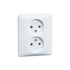 Honeywell Peha - Standaard Wandcontactdoos (WCD schakelmat.) Wcd 2-V Schrf Wt
