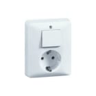 Honeywell Peha - Standaard Combinatie schakelaar/wcd Wisskomb/Wcd Ra Lev.Wit