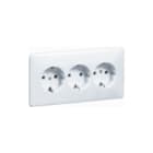 Honeywell Peha - Standaard Wandcontactdoos (WCD schakelmat.) Wcd Ra 3V 2P Afdkpl