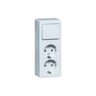 Honeywell Peha - Opbouw-standaard Combinatie schakelaar/wcd Komb Uni 2Vwcd+Ra H6696/2
