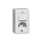 Honeywell Peha - Opbouw-standaard Combinatie schakelaar/wcd Komb Serie/Wcd+Ra H6695
