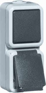Honeywell Peha - Spatwaterdicht Combinatie schakelaar/wcd Swdkomb Wcd+Ra/Sch6666Wab