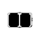 Honeywell Peha - Spatwaterdicht Wandcontactdoos (WCD schakelmat.) Wcd Ra 2V 2P Hor Tkst