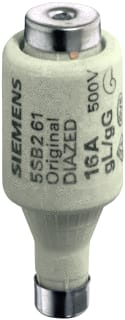 Siemens - D-zekering D-Fuse Dii 25A Gg 500V