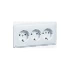 Honeywell Peha - Standaard Wandcontactdoos (WCD schakelmat.) Wcd Ra 3V 80.6513.02