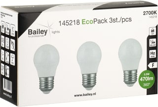 Bailey - LED-lamp Ecop G45 E27 5.5W 827 Ds3