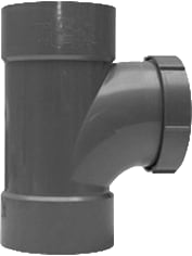 Pipelife - Polisan Fitting met 3 aansluitingen Pvc Ontstpstkschrf M 110L