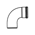 Pipelife - Renofort SN 4 Fitting met 2 aansluitingen Pvc Bocht 90 Mof/Spie 125
