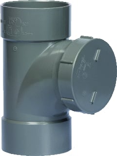Pipelife - Renofort SN 4 Fitting met 3 aansluitingen Pvc Ontststschrf Mf/Sp125