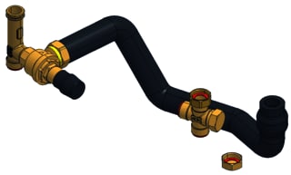 Wolf - CHA Toebehoren/onderdelen voor boiler Aanslset Cpu-1-50 Serie