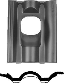 Cox Geelen - ECONEXT Dakdoorvoerpan 25-45'90Mm Snd Rbb Vb Pan