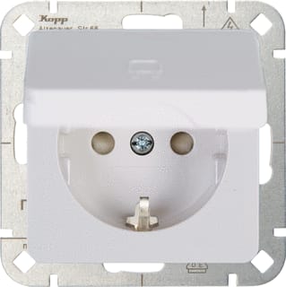 Kopp - HK02 Wandcontactdoos (WCD schakelmat.) Wcd 1V Ra Sh Kd Aw