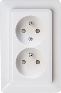 Kopp - HK02 Wandcontactdoos (WCD schakelmat.) Wcd 2V Pa Sh Aw