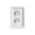 Kopp - HK02 Wandcontactdoos (WCD schakelmat.) Wcd 2V Pa Sh Aw