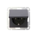 Kopp - HK07 Wandcontactdoos (WCD schakelmat.) Wcd 1V Ra Sh Kd Antr