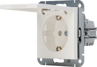 Kopp - HK07 Wandcontactdoos (WCD schakelmat.) Wcd 1V Ra Sh Kd Hw