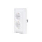 Kopp - HK07 Wandcontactdoos (WCD schakelmat.) Wcd 2V Ra Sh Mw