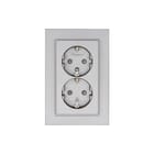Kopp - HK07 Wandcontactdoos (WCD schakelmat.) Wcd 2V Ra Sh Stl