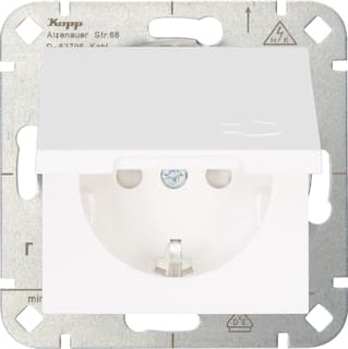 Kopp - HK07 Wandcontactdoos (WCD schakelmat.) Wcd 1V Ra Sh Kd Mw
