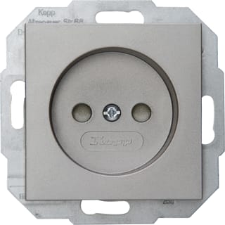 Kopp - HK07 Wandcontactdoos (WCD schakelmat.) Wcd 1V Za Sh Stl