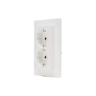 Kopp - HK07 Wandcontactdoos (WCD schakelmat.) wcd 2v ra hw