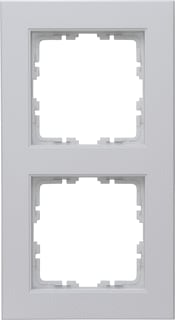Kopp - HK07 Afdekraam schakelmateriaal Afdekraam 2V Bgrs