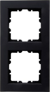 Kopp - HK07 Afdekraam schakelmateriaal Afdekraam 2V Mzw