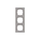 Kopp - HK07 Afdekraam schakelmateriaal Afdekraam 3V Stl
