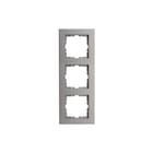 Kopp - HK07 Pure Afdekraam schakelmateriaal Afdekraam 3V Stl