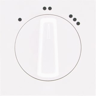Kopp - HK07 Bed.element / centr.pl. schakelmat. Afdekplaat 3-Standen Hw