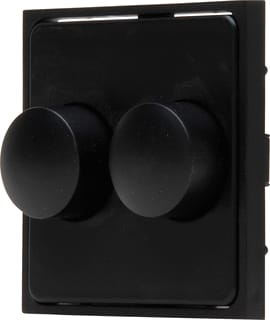 Kopp - HK07 Bed.element / centr.pl. schakelmat. Dimmerplaat Duo Mzw