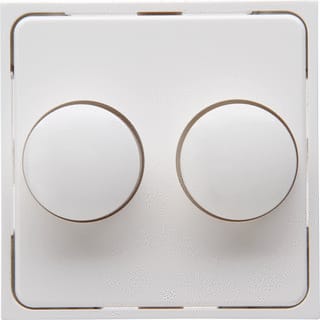 Kopp - HK07 Bed.element / centr.pl. schakelmat. Dimmerplaat Duo Hw