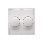 Kopp - HK07 Bed.element / centr.pl. schakelmat. Dimmerplaat Duo Hw