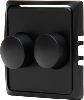 Kopp - HK05 Bed.element / centr.pl. schakelmat. dimmerplaat duo mzw