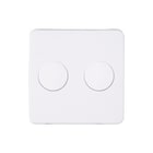 Kopp - HK02 Bed.element / centr.pl. schakelmat. Dimmerplaat Duo Aw
