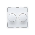 Kopp - HK07 Bed.element / centr.pl. schakelmat. Dimmerplaat Duo Mw