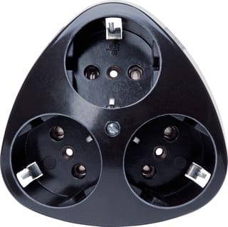 Kopp - Standard Wandcontactdoos (WCD schakelmat.) Wcd 3V Ra Zw