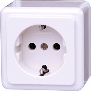 Kopp - Standard Wandcontactdoos (WCD schakelmat.) Wcd 1V Ra Aw