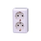 Kopp - Standard Wandcontactdoos (WCD schakelmat.) Wcd 2V Ra Aw
