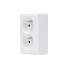 Kopp - Standard Wandcontactdoos (WCD schakelmat.) Wcd 2V Pa Sh Aw