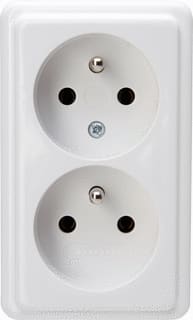 Kopp - Standard Wandcontactdoos (WCD schakelmat.) Wcd 2V Pa Aw