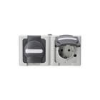 Kopp - Blue Electric Wandcontactdoos (WCD schakelmat.) Wcd 2V Ra Deks Bdr H